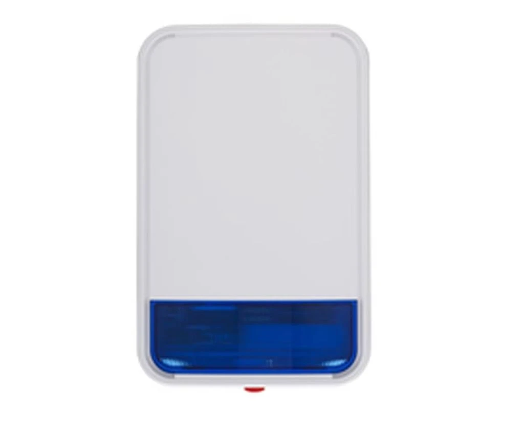 Sirena con luz espectroscópica Exterior 110 dB c/batería Inalámbrica Power G compatible  PG9911BBATT