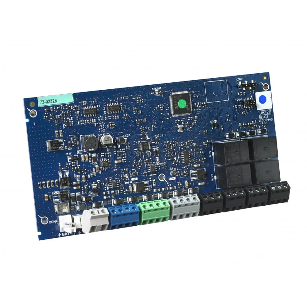 HSM3204CXPCB. Módulo Fuente Supervisada 2A con 4 salidas programables PGM de alta corriente y Extens