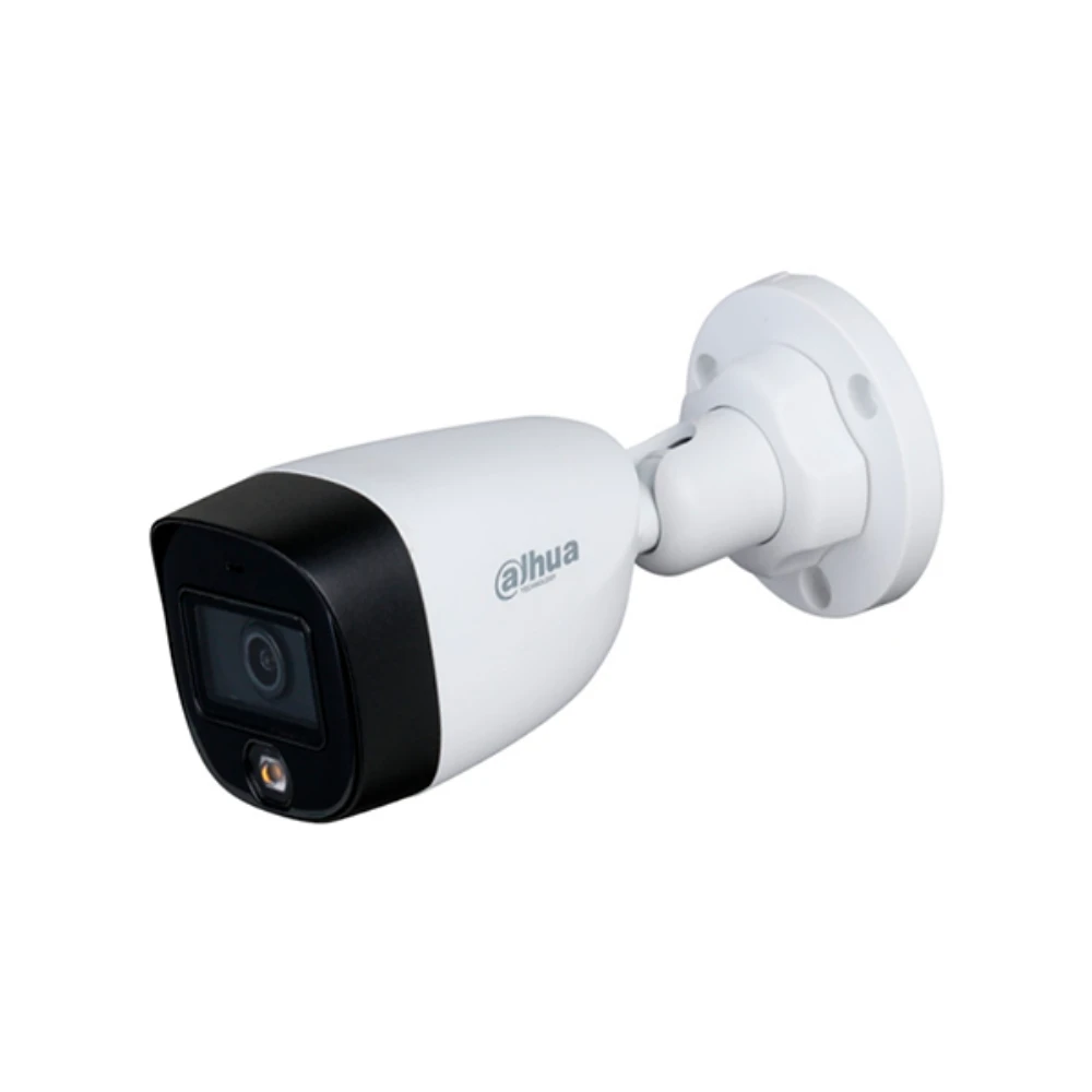 Cámara Bullet 2MP Full Color 2.8mm IR20m IP67 DH-HAC-HFW1209CN-LED Dahua