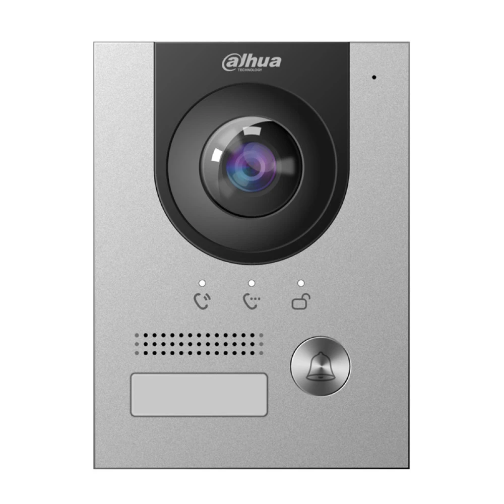 Frente de Calle Video Portero IP Dahua 2MP 2-wire e IP IK07 IP65 POE DHI-VTO2202F-P