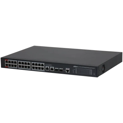 Conmutador Gigabit de escritorio administrado de 28 puertos con PoE de 24 puertos S4228-24GT-240
