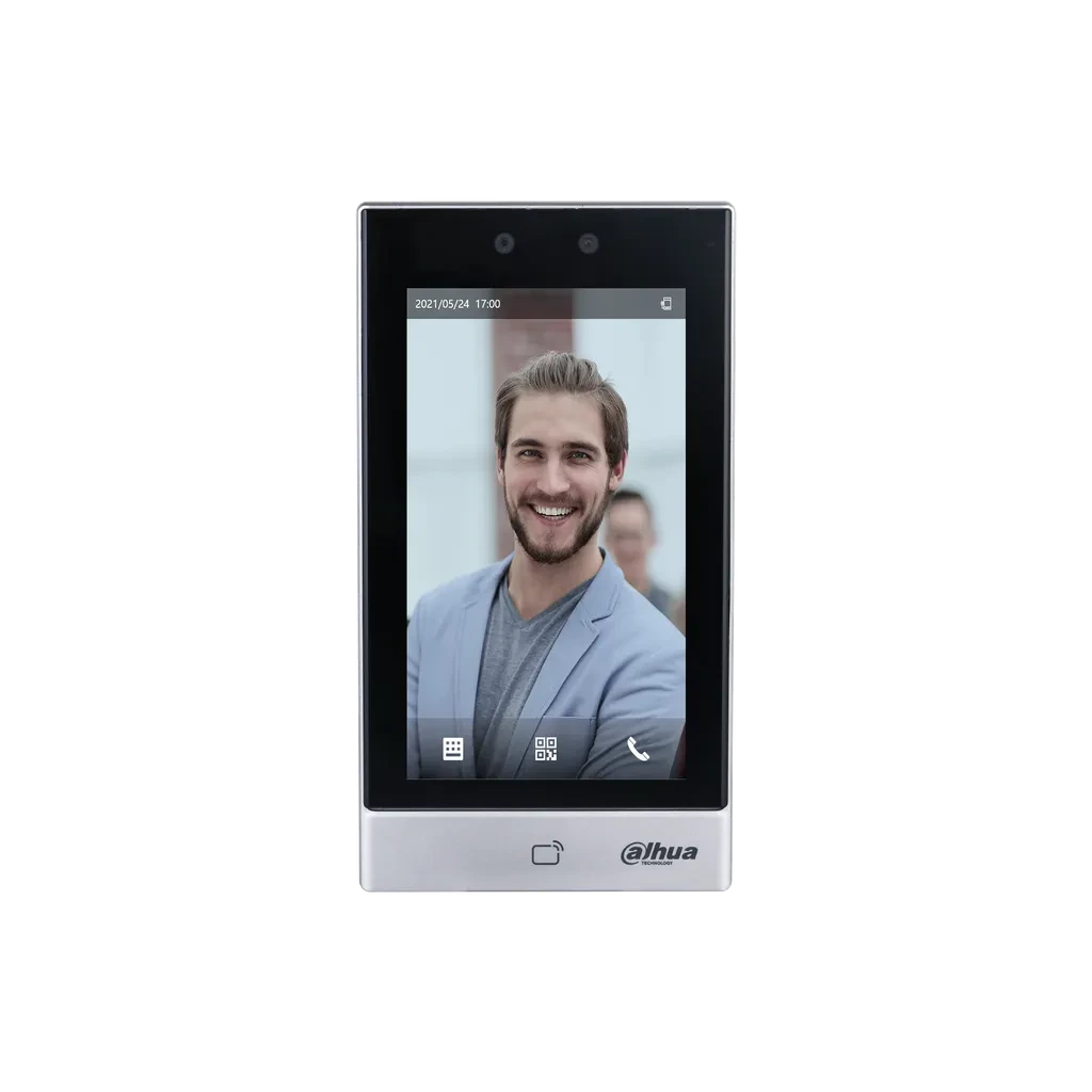 DHI-ASI7213S-W. Dahua Face Recognition,Card Swiping,Password Face Recognition Access Controller