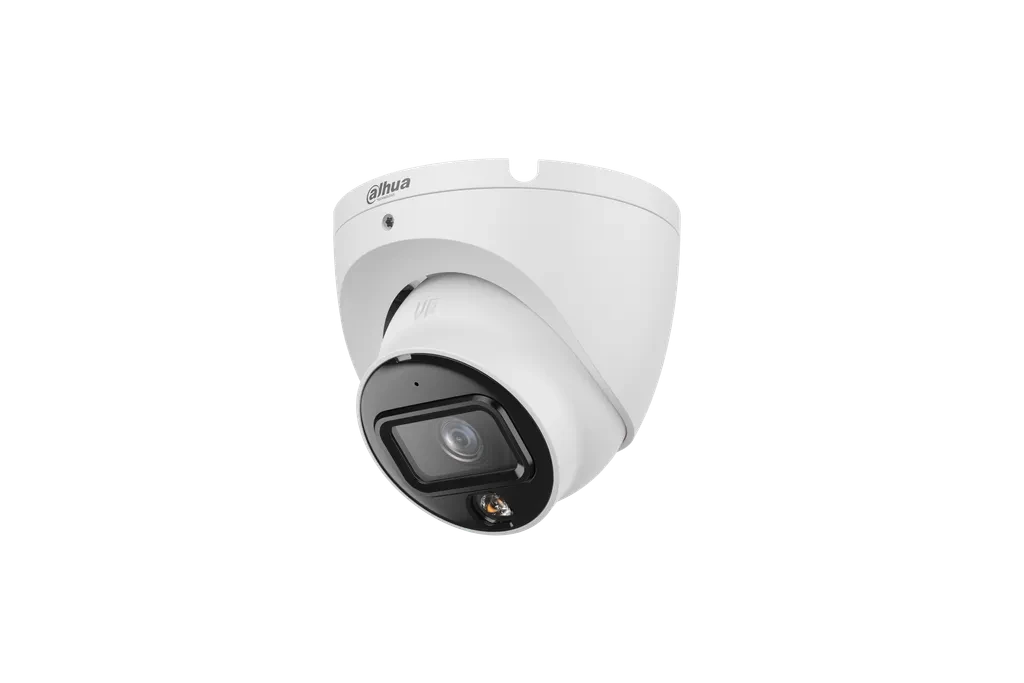 DH-IPC-HDW1639TP-A-IL-0280B-S6. Cámara IP Dahua de 6MP tipo eyeball lente fijo de 2.8mm doble iluminación de 30m protección IP67 con micrófono incorporado.